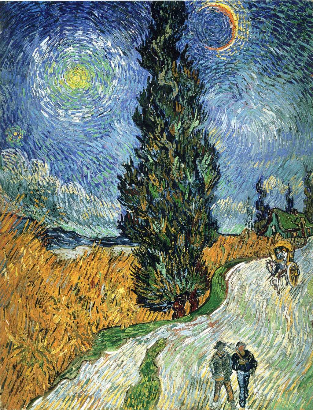 Road with Cypress and Star (1890), Vincent van Gogh